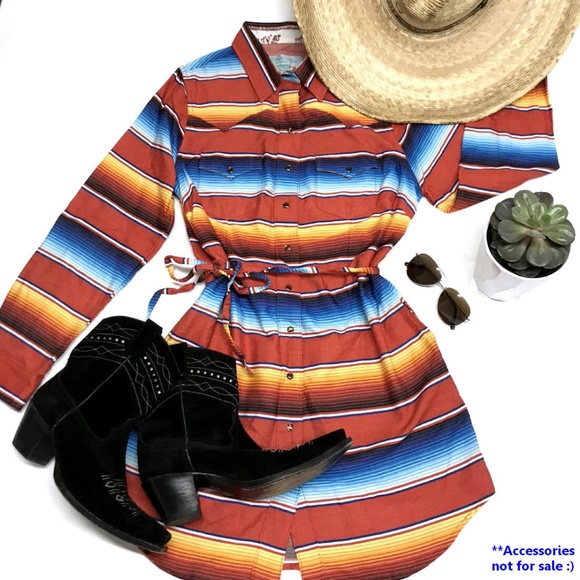 Tasha Polizzi Dresses & Skirts - ❌❌SOLD❌❌ TASHA POLIZZI Colt 44 Ranch SERAPE Dress